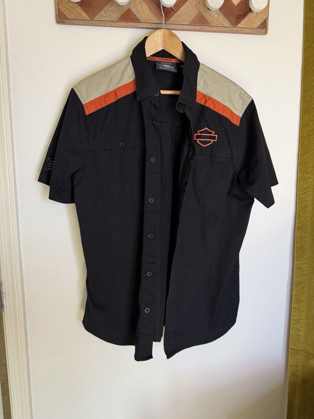 Harley-Daivdson® Men's Performance Vented Back Colorblock Shirt - 96042-22VM